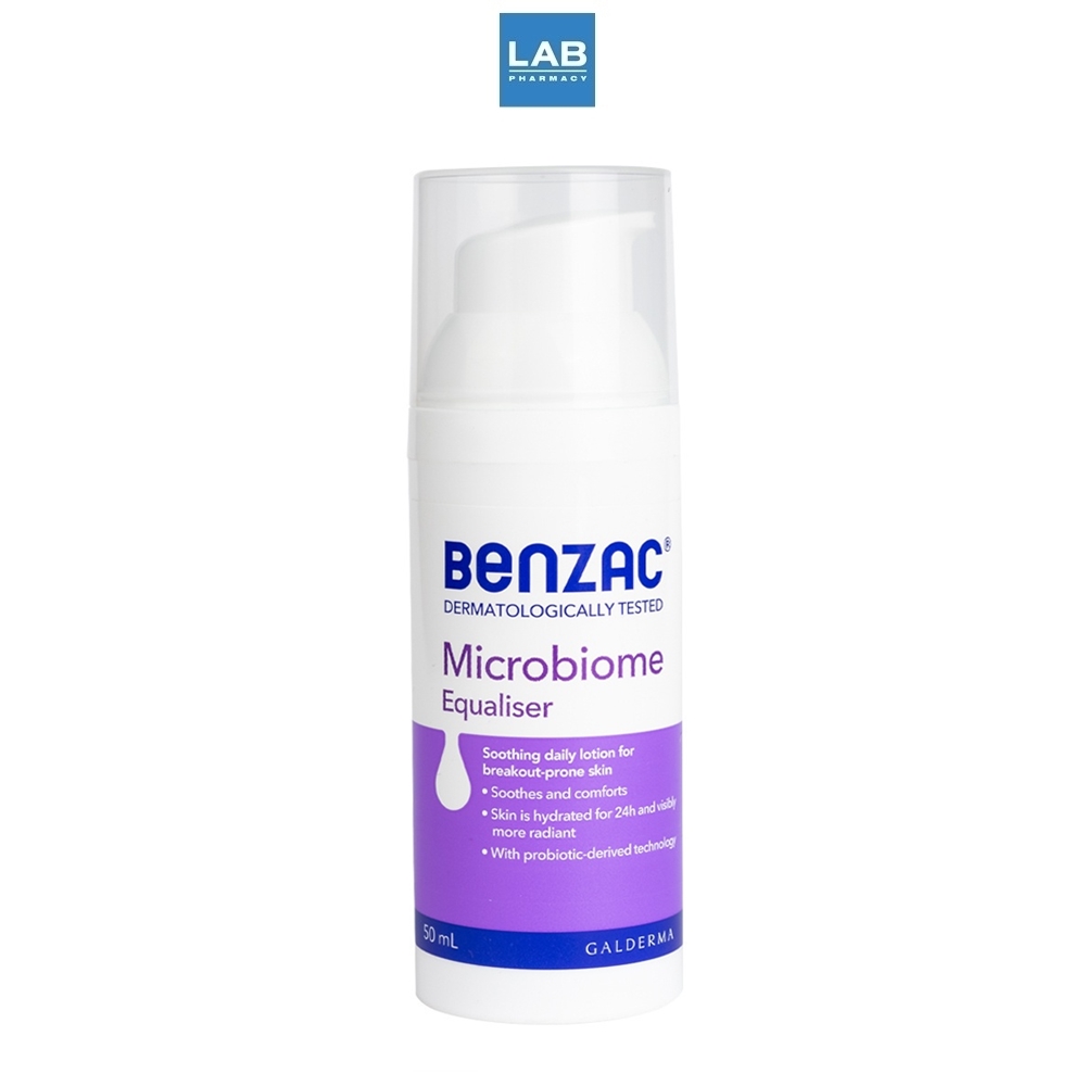 Benzac Microbiome Equaliser 50 ml. เบนแซค ไมโครไบโอม อีควอไลเซอร์ 50 มล. LAB Live Healthy
